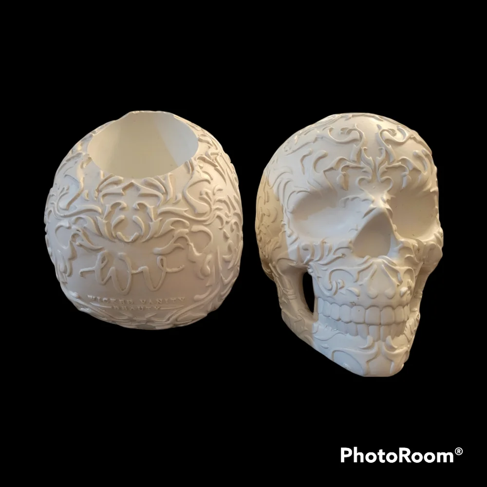 Skull/Day of the Dead Makeup Brush Holders Set